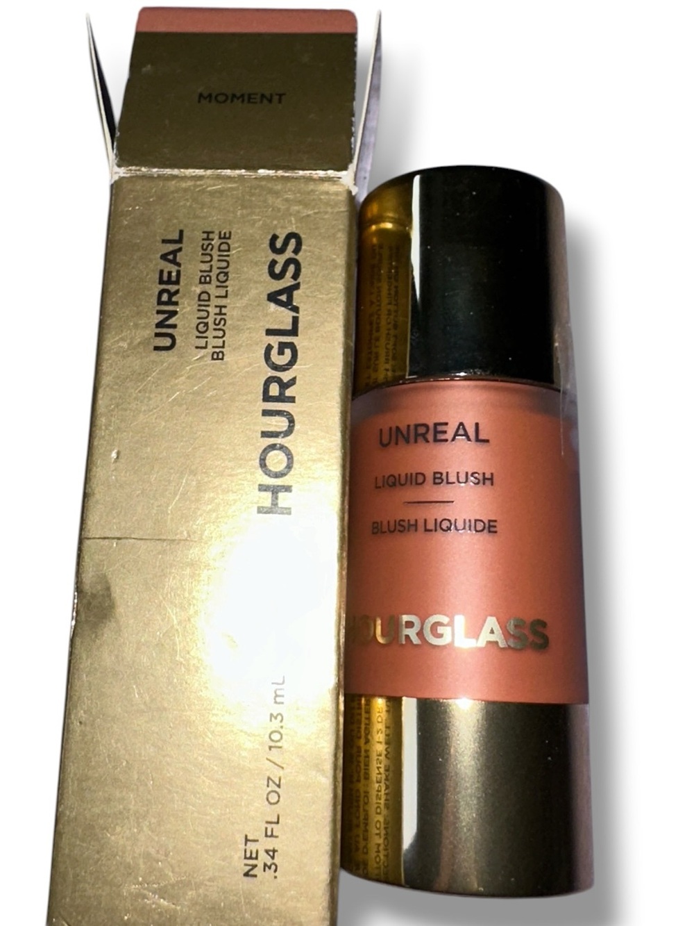 NIB Hourglass Unreal Liquid Blush - Moment (Warm Peach Beige) Full Size $38 MSRP